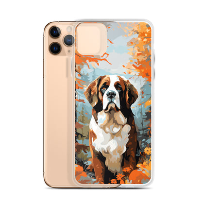 iPhone Case Painted St. Bernard