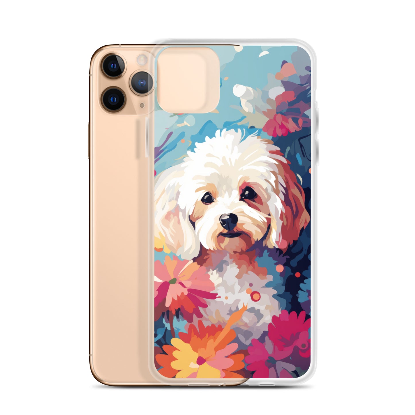 iPhone Case Painted Bichon Frise