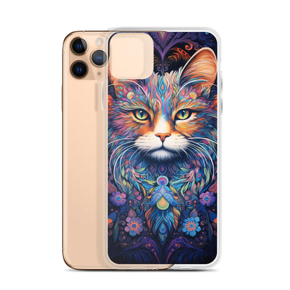 Psychedelic Cat #2 iPhone Case