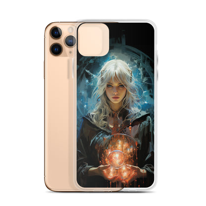 Dungeons and Dragons Female Elf Sorcerer iPhone Case