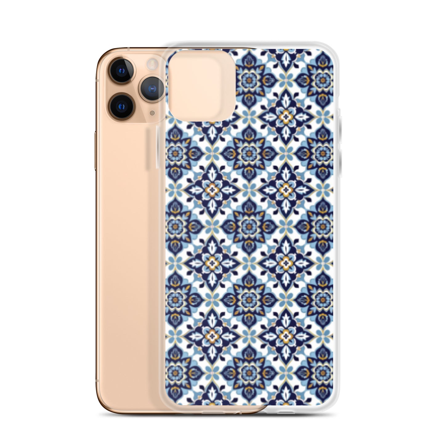 iPhone Case Classic Encaustic Tile Blue