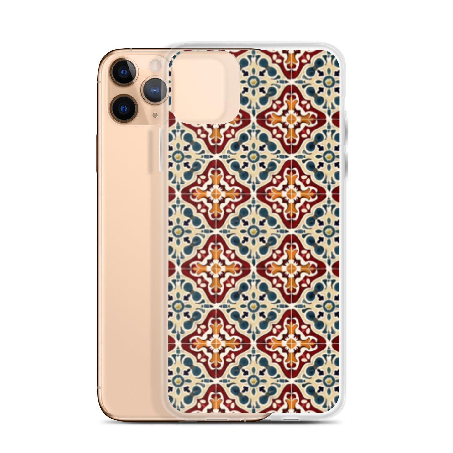 iPhone Case Classic Encaustic Tile Red