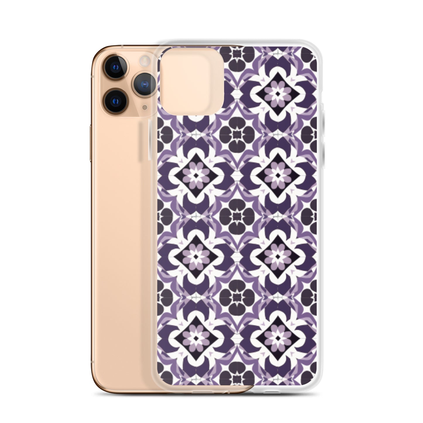 iPhone Case Purple Moroccan Style Tile