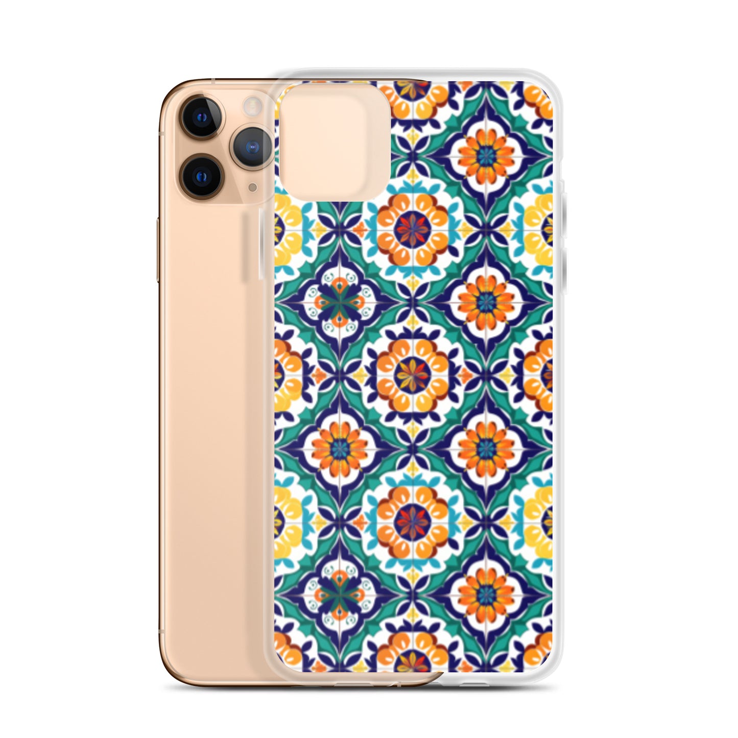 iPhone Case Talavera Tiles Green and Blue