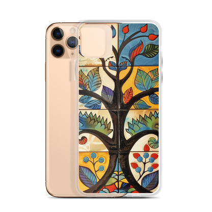 iPhone Case Colorful Tile Tree