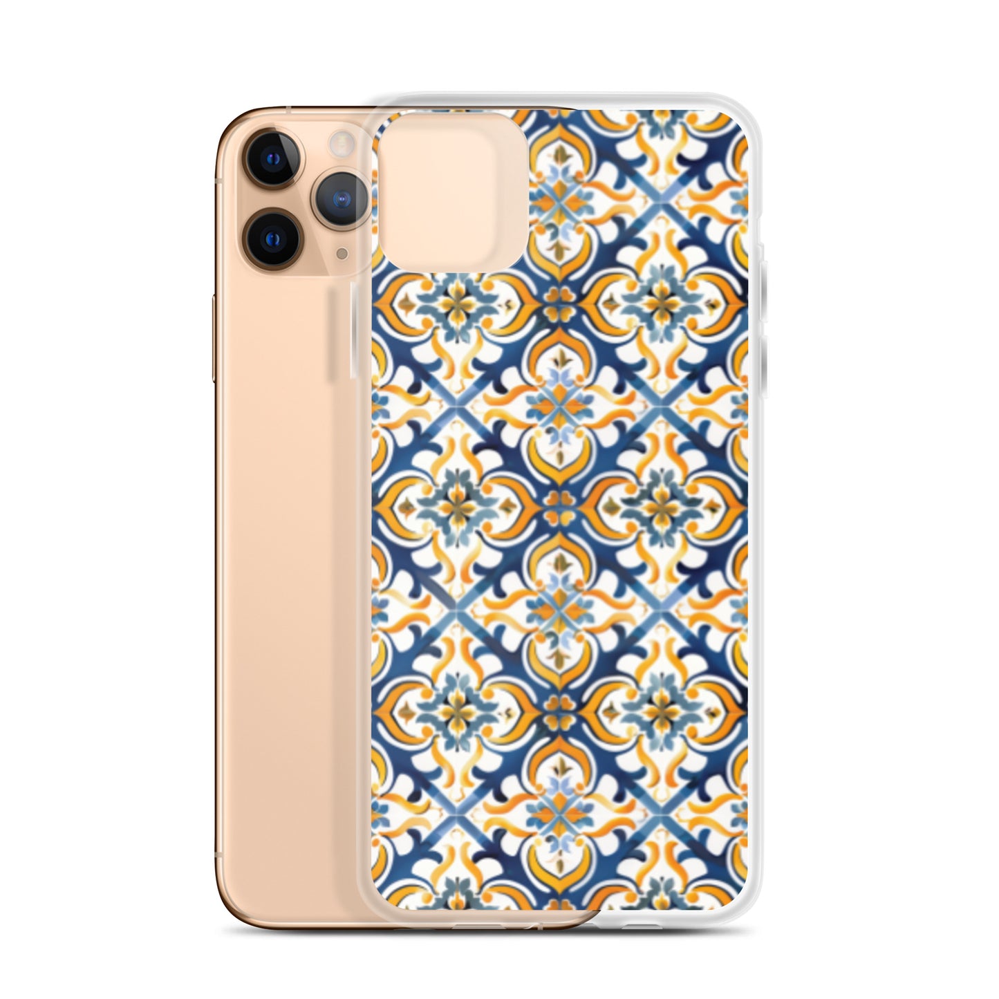 iPhone Case Colorful Spanish Tile Pattern