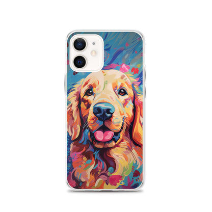 iPhone Case Painted Golden Retriever