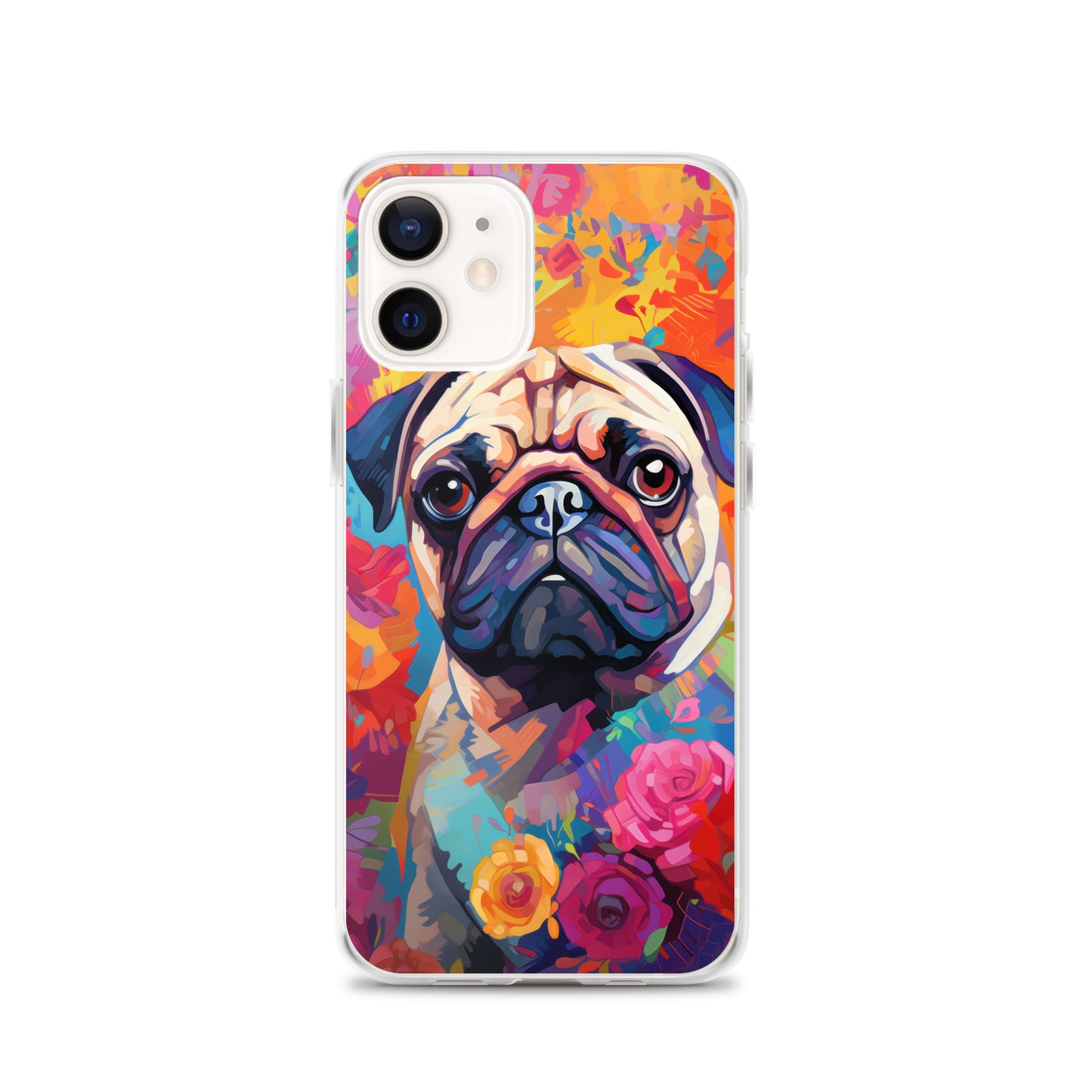 iPhone Case Painted Pug