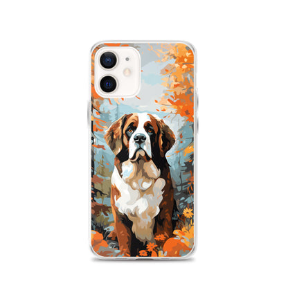 iPhone Case Painted St. Bernard