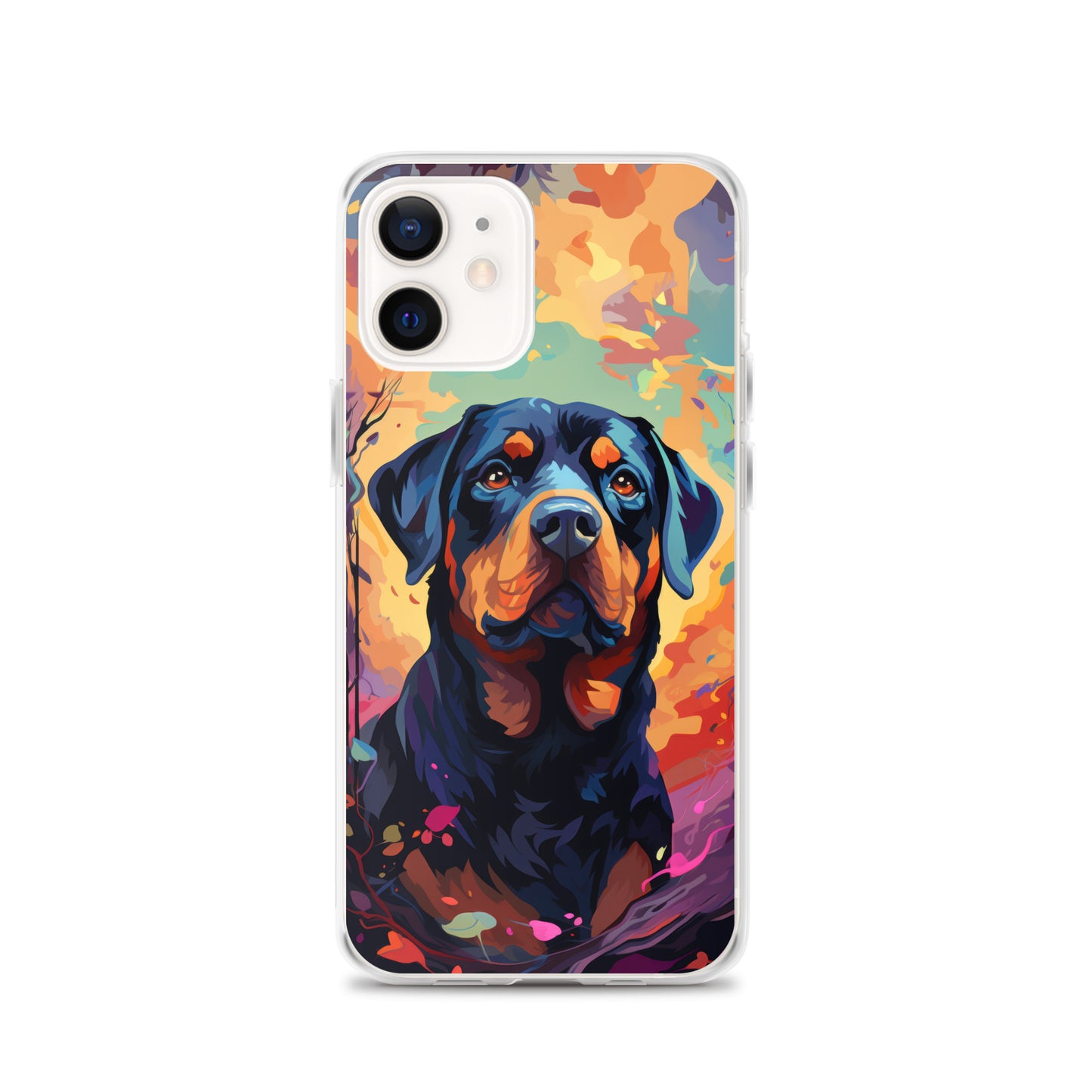 iPhone Case Painted Rottweiler