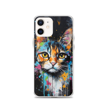 Graffiti Calico Cat iPhone Case