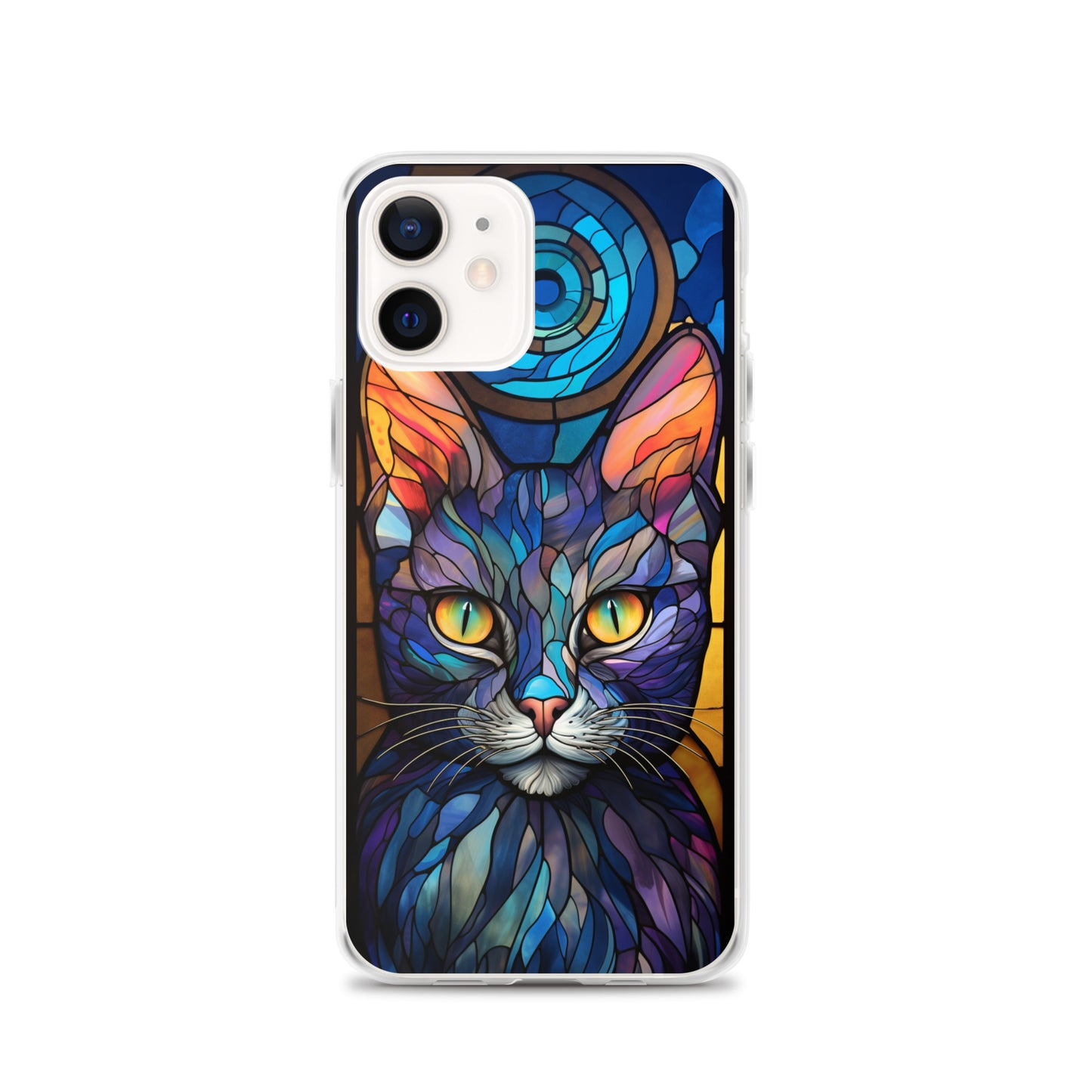 Stained Glass Cat iPhone Case