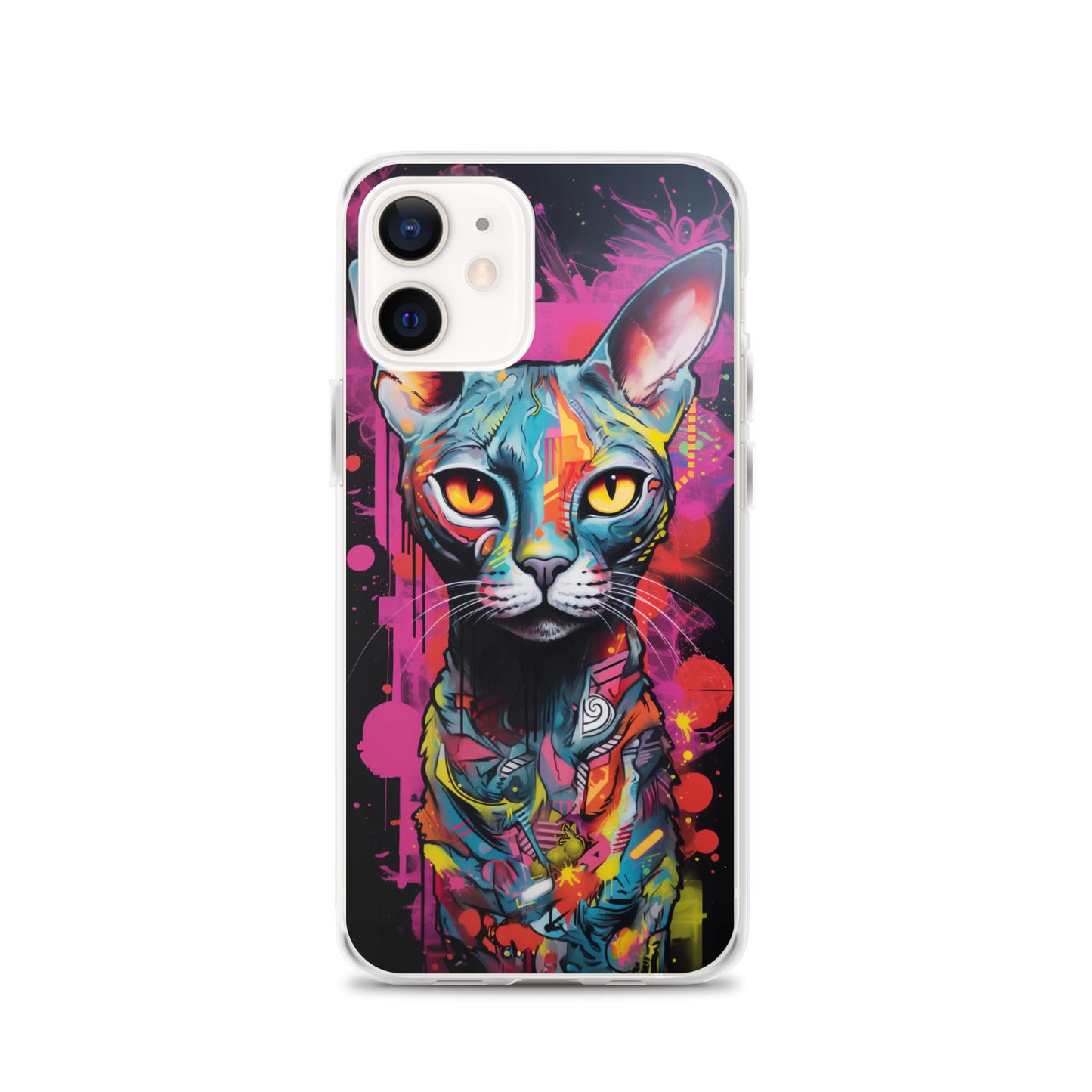 Graffiti Sphynx Cat #2 iPhone Case