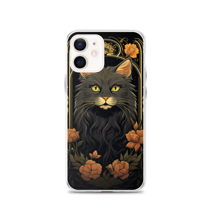 Art Nouveau Cat iPhone Case