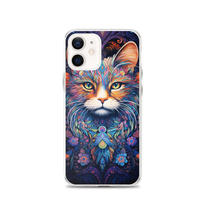 Psychedelic Cat #2 iPhone Case