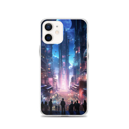 Cyberpunk Cityscape iPhone Case