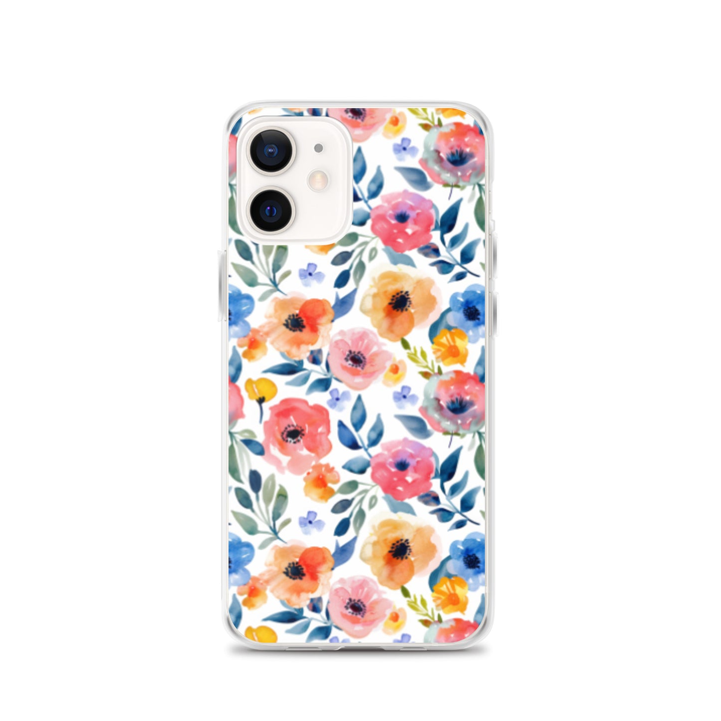 iPhone Case Colorful Watercolor Floral Pattern