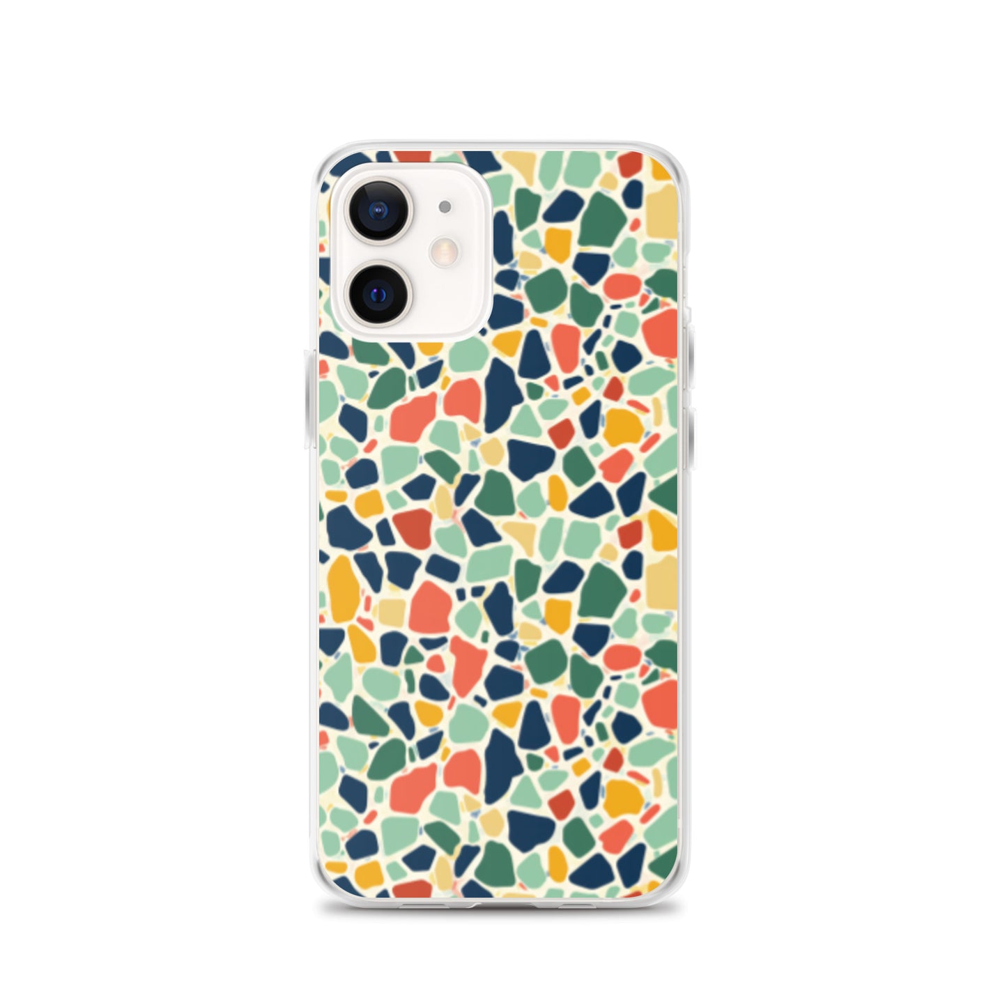 iPhone Case Colorful Retro Terrazzo Tile
