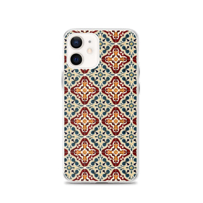 iPhone Case Classic Encaustic Tile Red