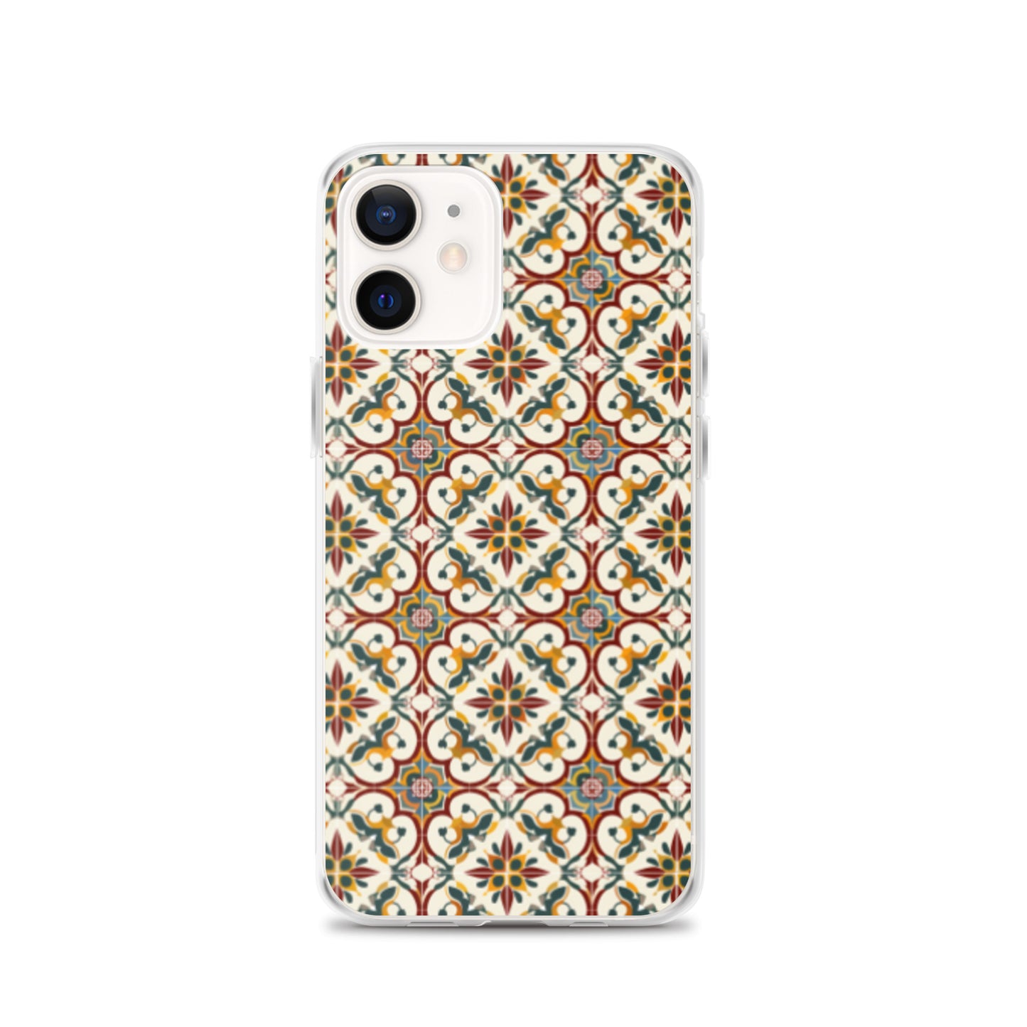 iPhone Case Classic Victorian Tile Red