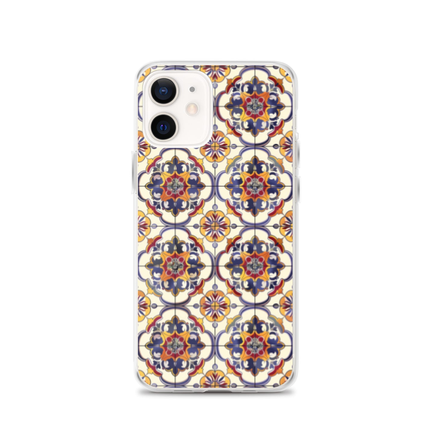 iPhone Case Classic Victorian Tile Blue