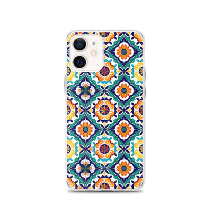 iPhone Case Talavera Tiles Green and Blue