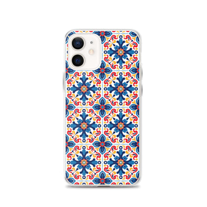 iPhone Case Talavera Tiles Blue and Red
