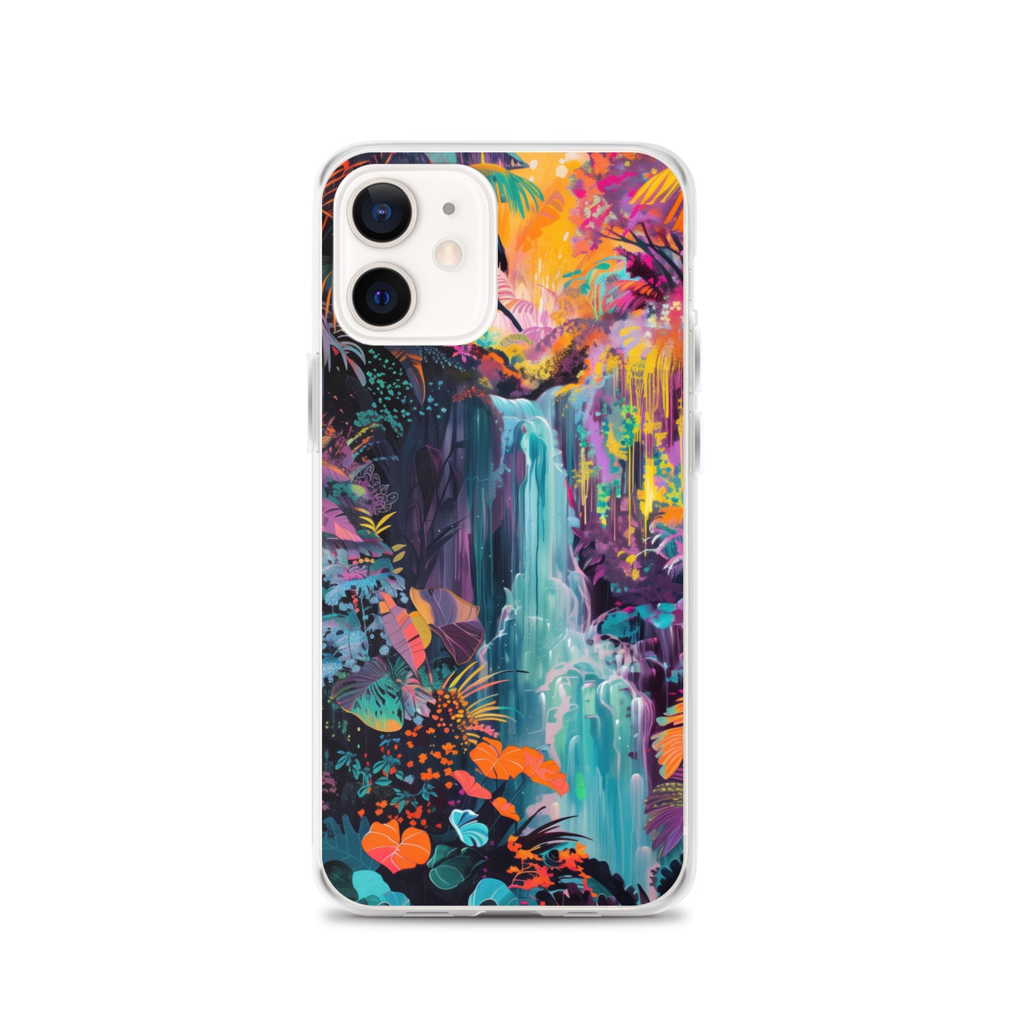 iPhone Case Vibrant Tropical Jungle Waterfall