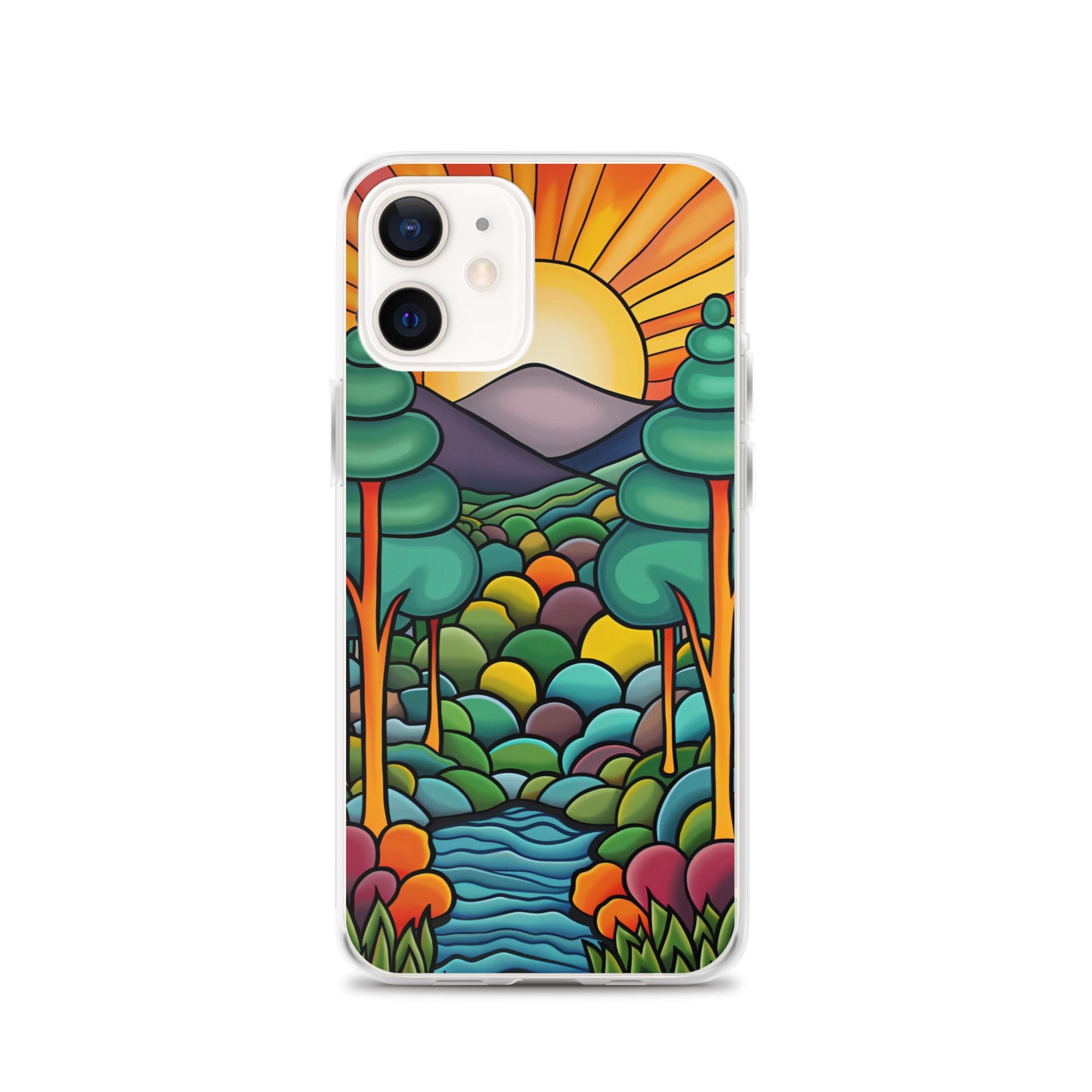 iPhone Case Arkley Sunrise over Mountains and Forest