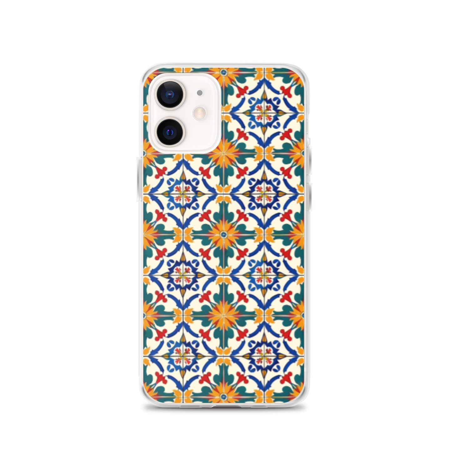 iPhone Case Colorful Yellow & Green Mediterranean Tiles