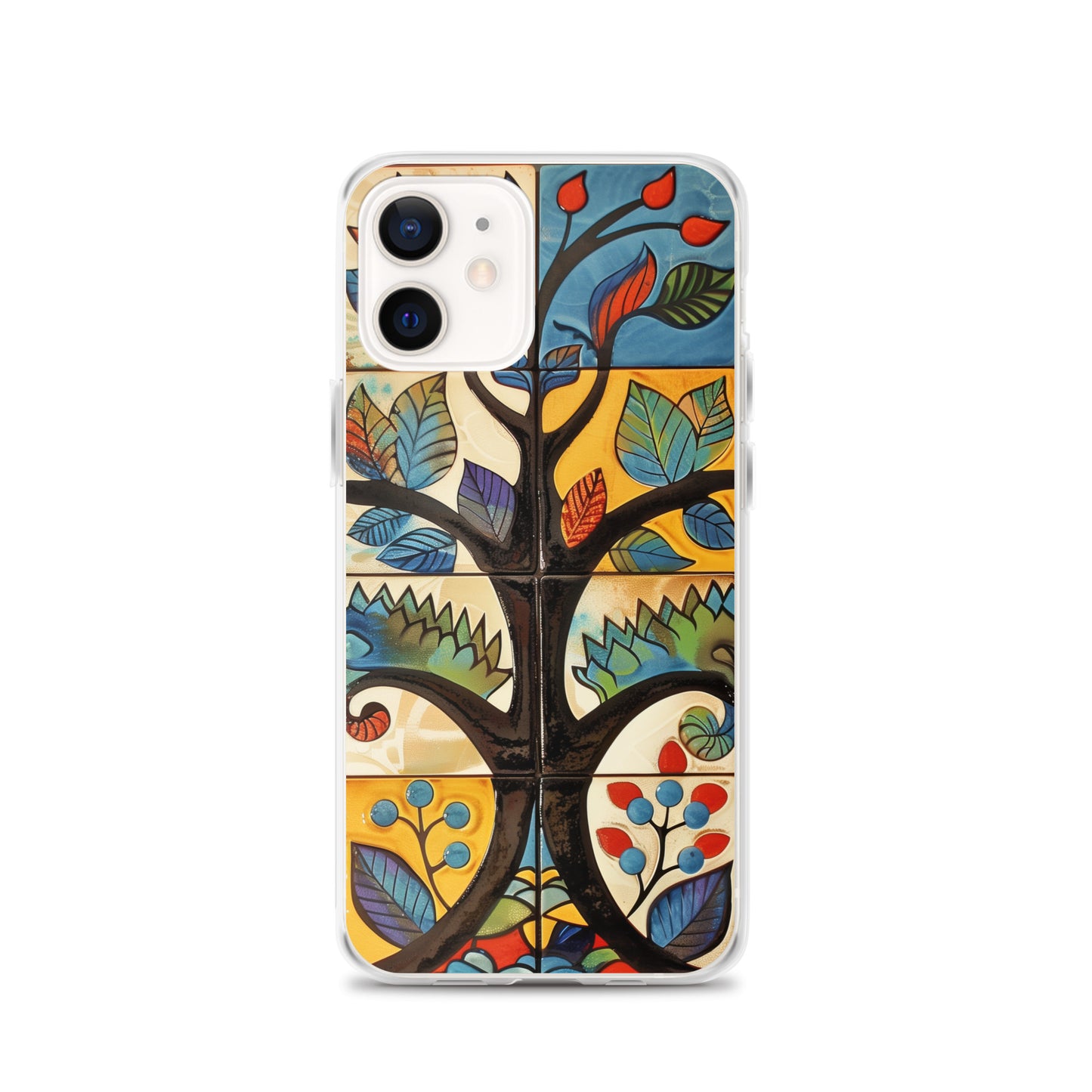 iPhone Case Colorful Tile Tree
