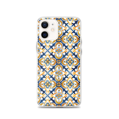 iPhone Case Colorful Spanish Tile Pattern