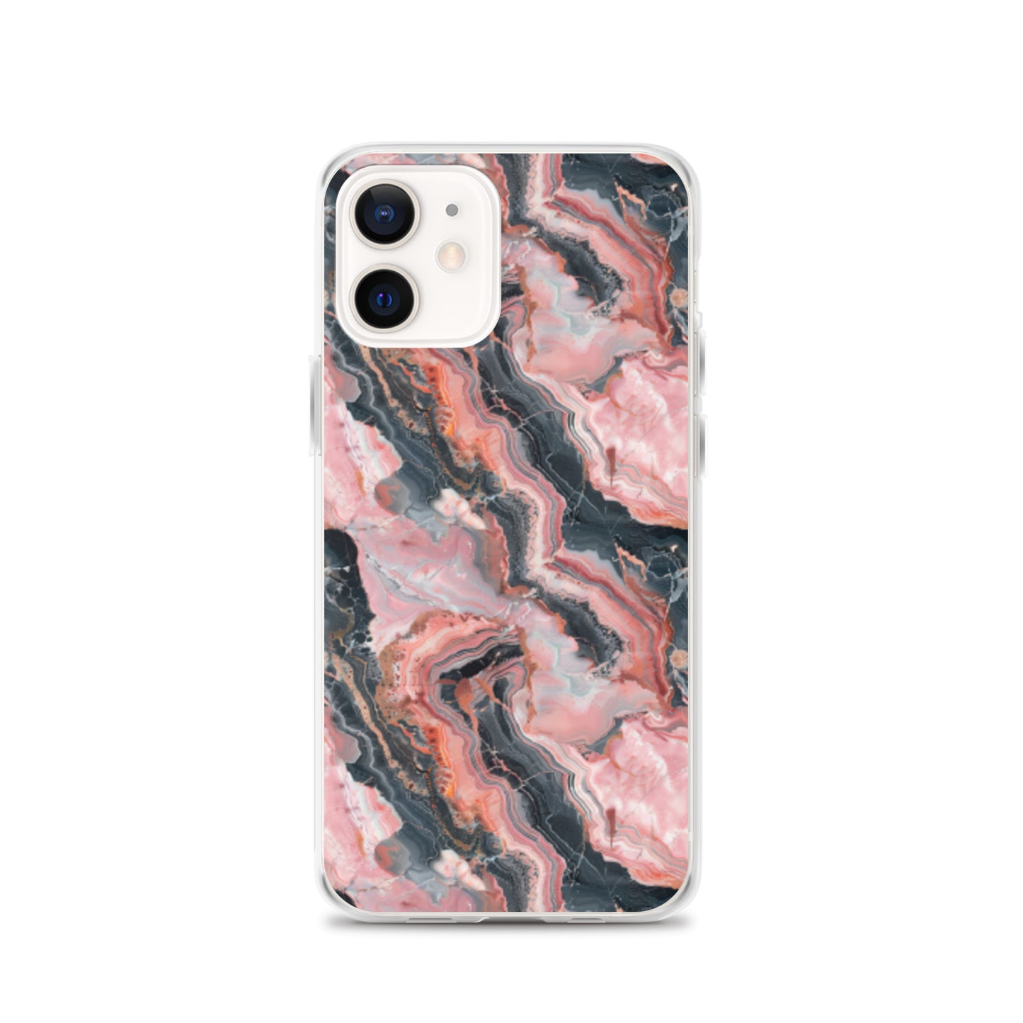 iPhone Case Pink Picasso Marble Pattern