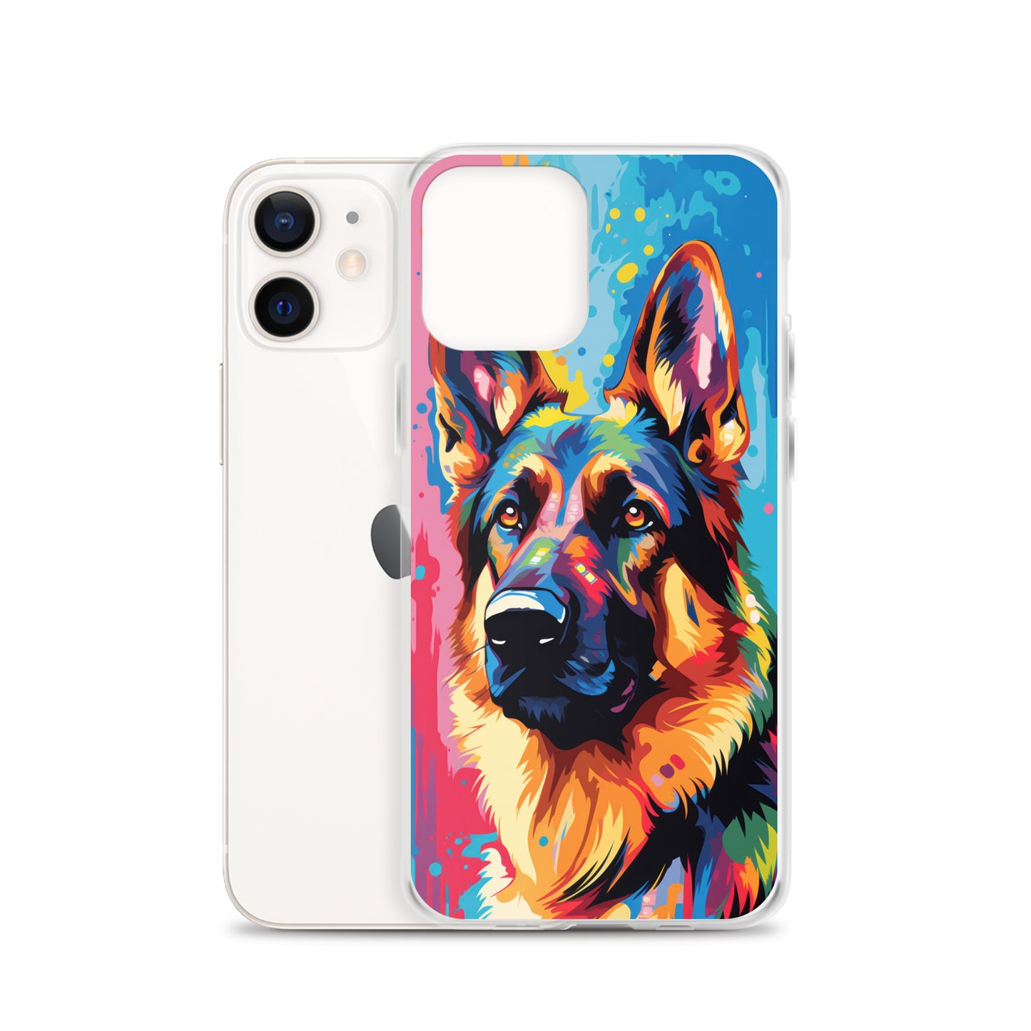iPhone Case Painted German Shepherd