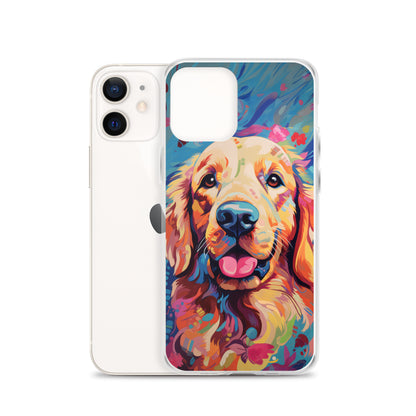 iPhone Case Painted Golden Retriever