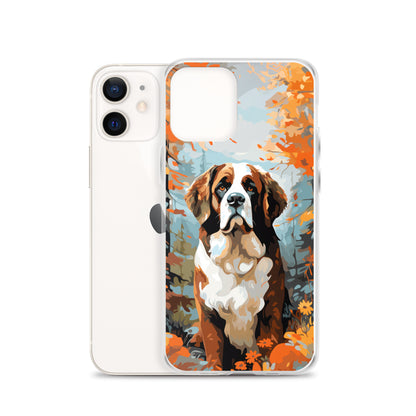 iPhone Case Painted St. Bernard