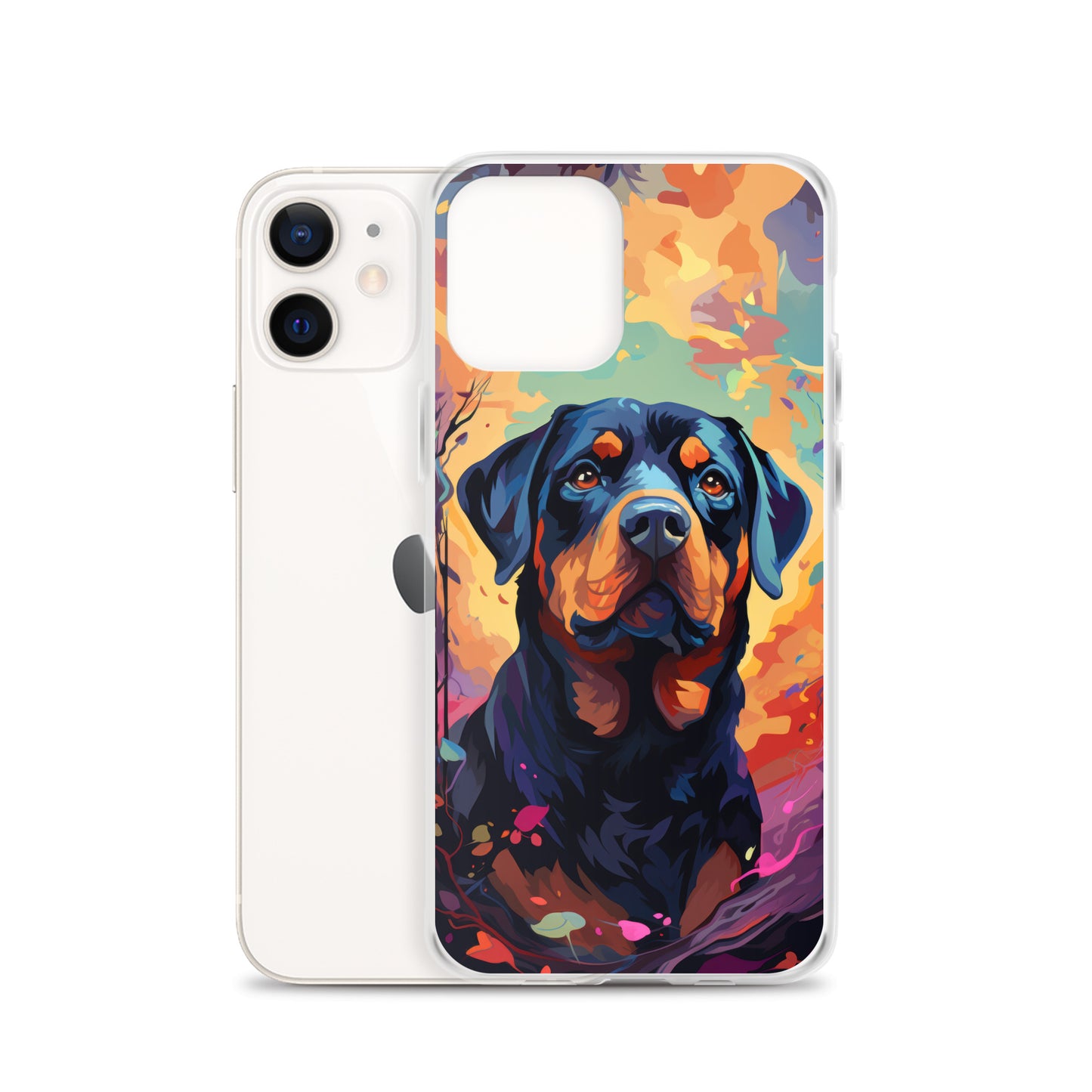 iPhone Case Painted Rottweiler