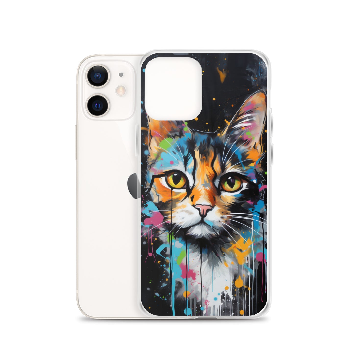 Graffiti Calico Cat iPhone Case
