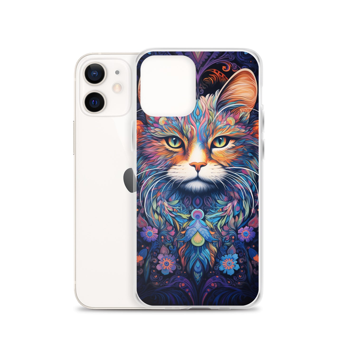 Psychedelic Cat #2 iPhone Case