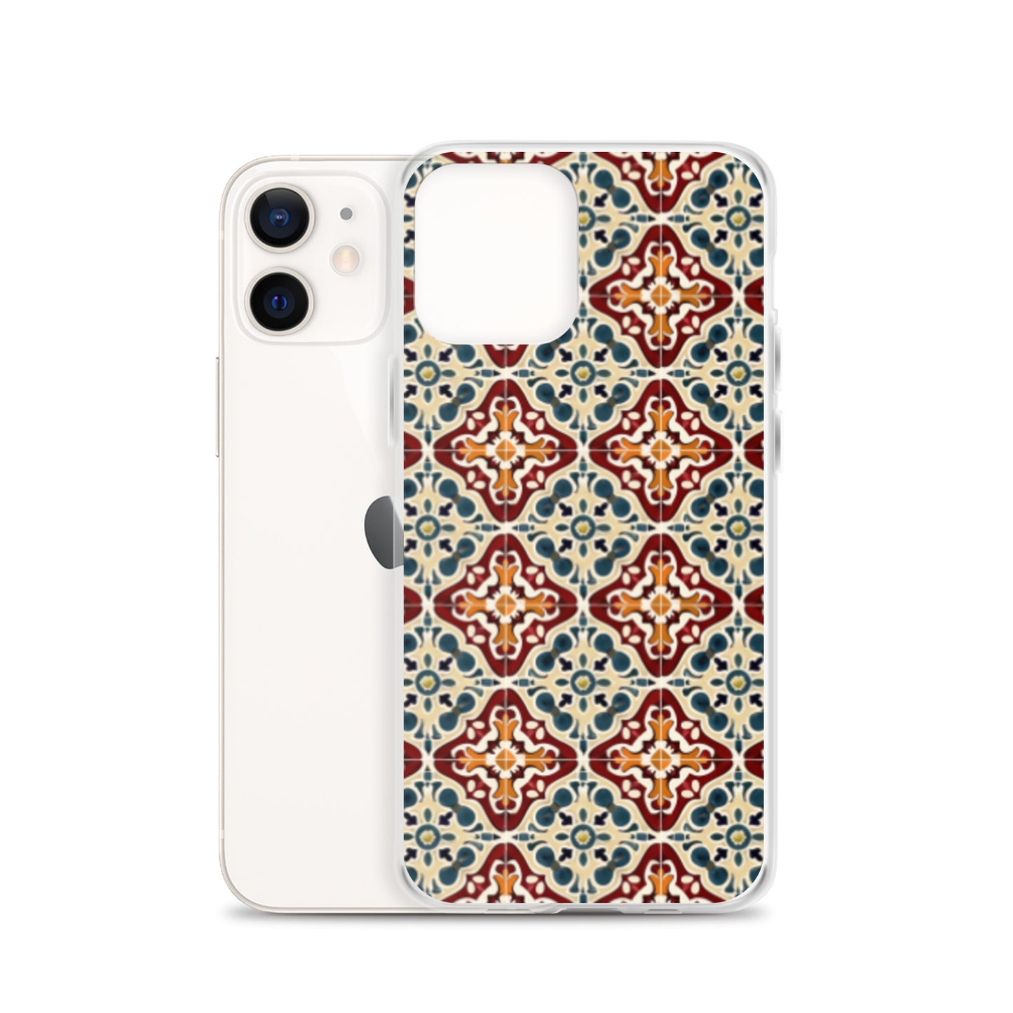 iPhone Case Classic Encaustic Tile Red