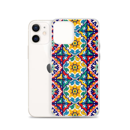 iPhone Case Talavera Tiles Red and Yellow