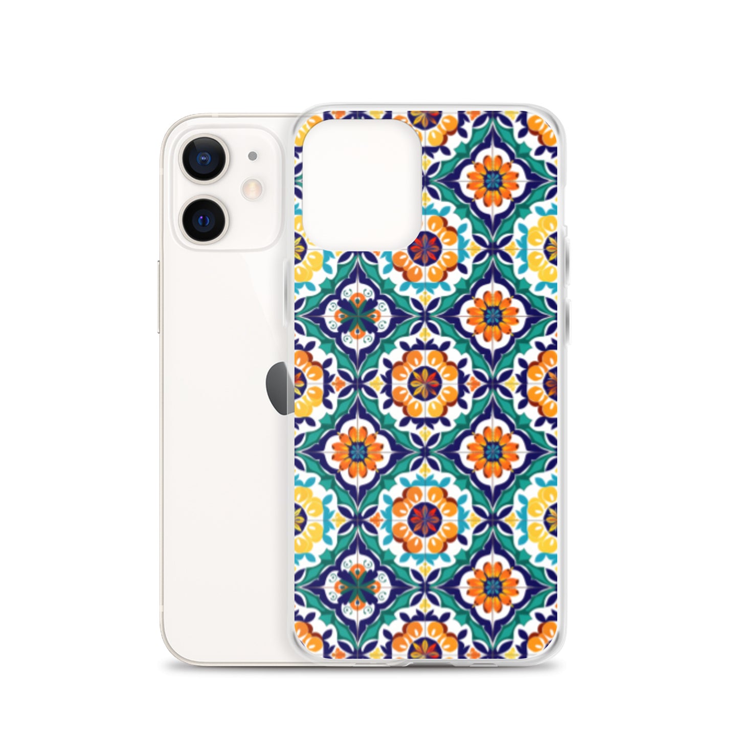 iPhone Case Talavera Tiles Green and Blue