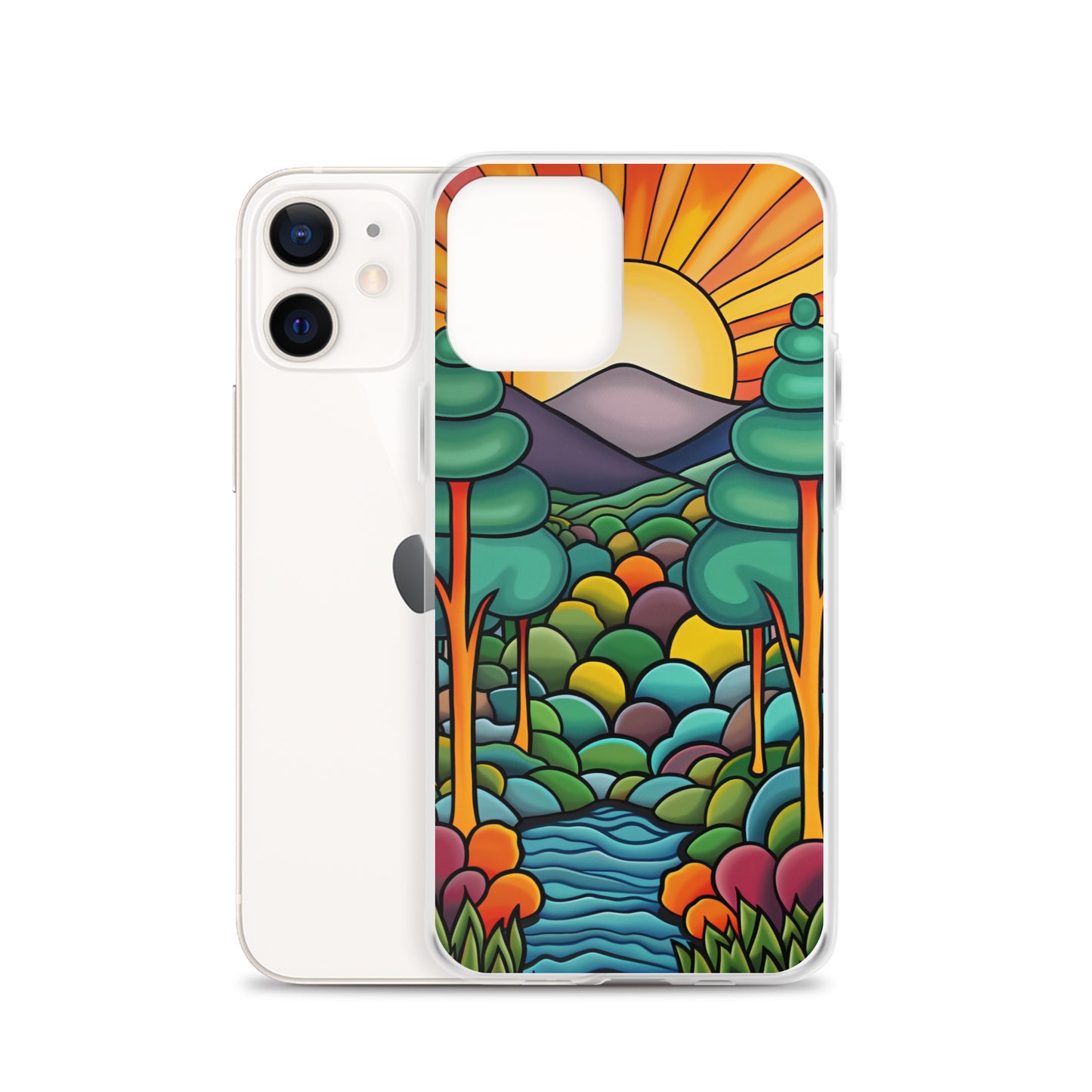 iPhone Case Arkley Sunrise over Mountains and Forest