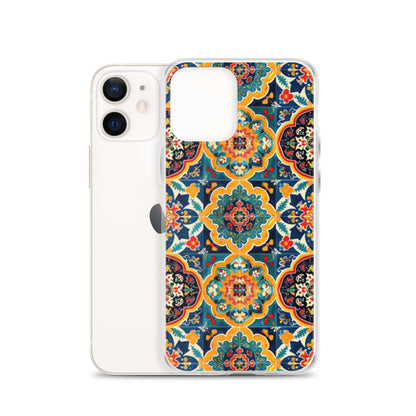 iPhone Case Colorful Armenian Ceramic Tiles