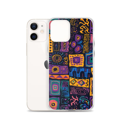 iPhone Case Colorful Yemanja Pattern