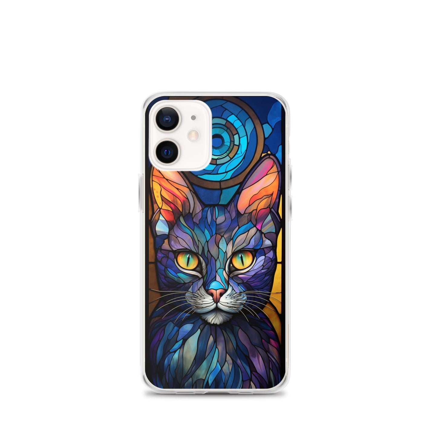 Stained Glass Cat iPhone Case