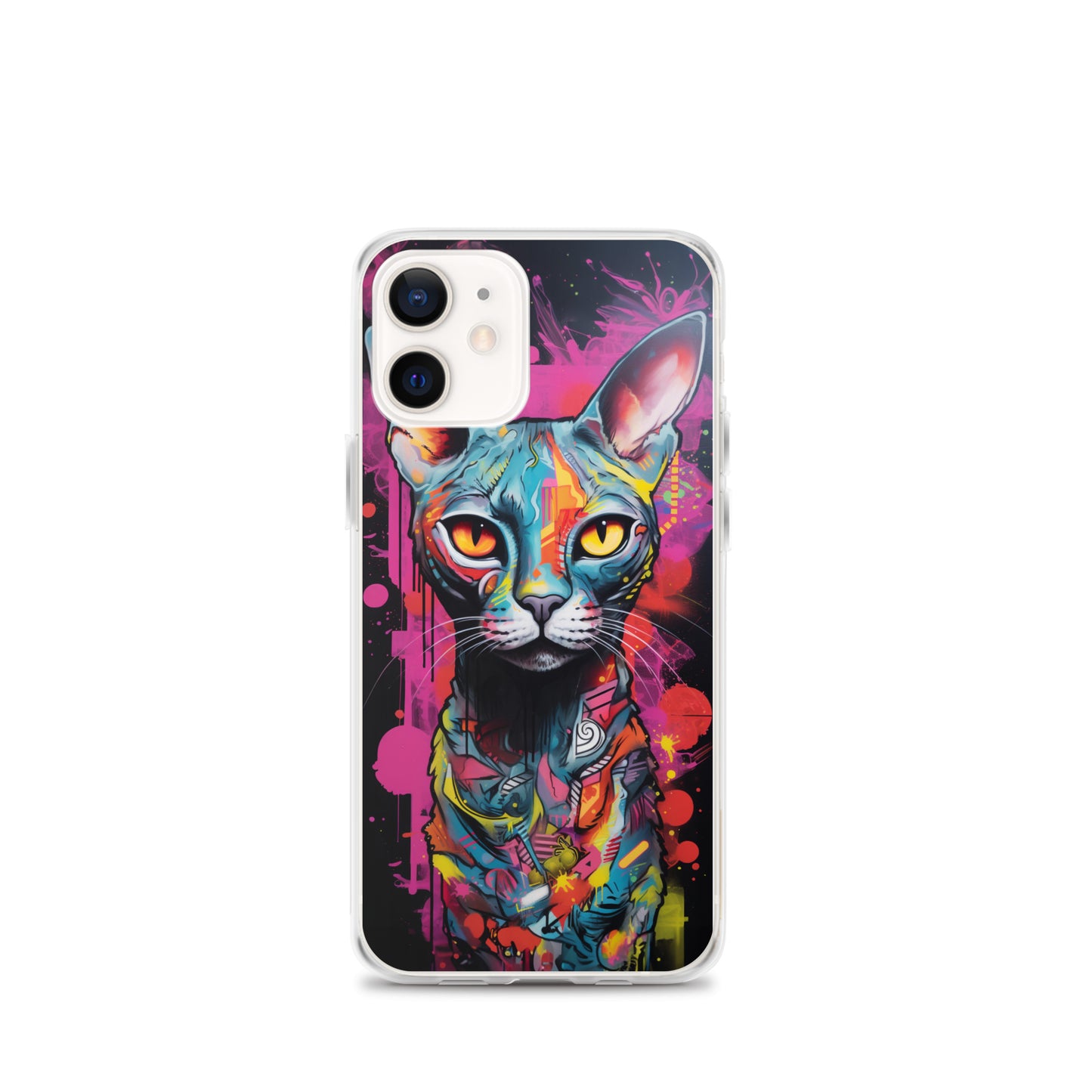 Graffiti Sphynx Cat #2 iPhone Case
