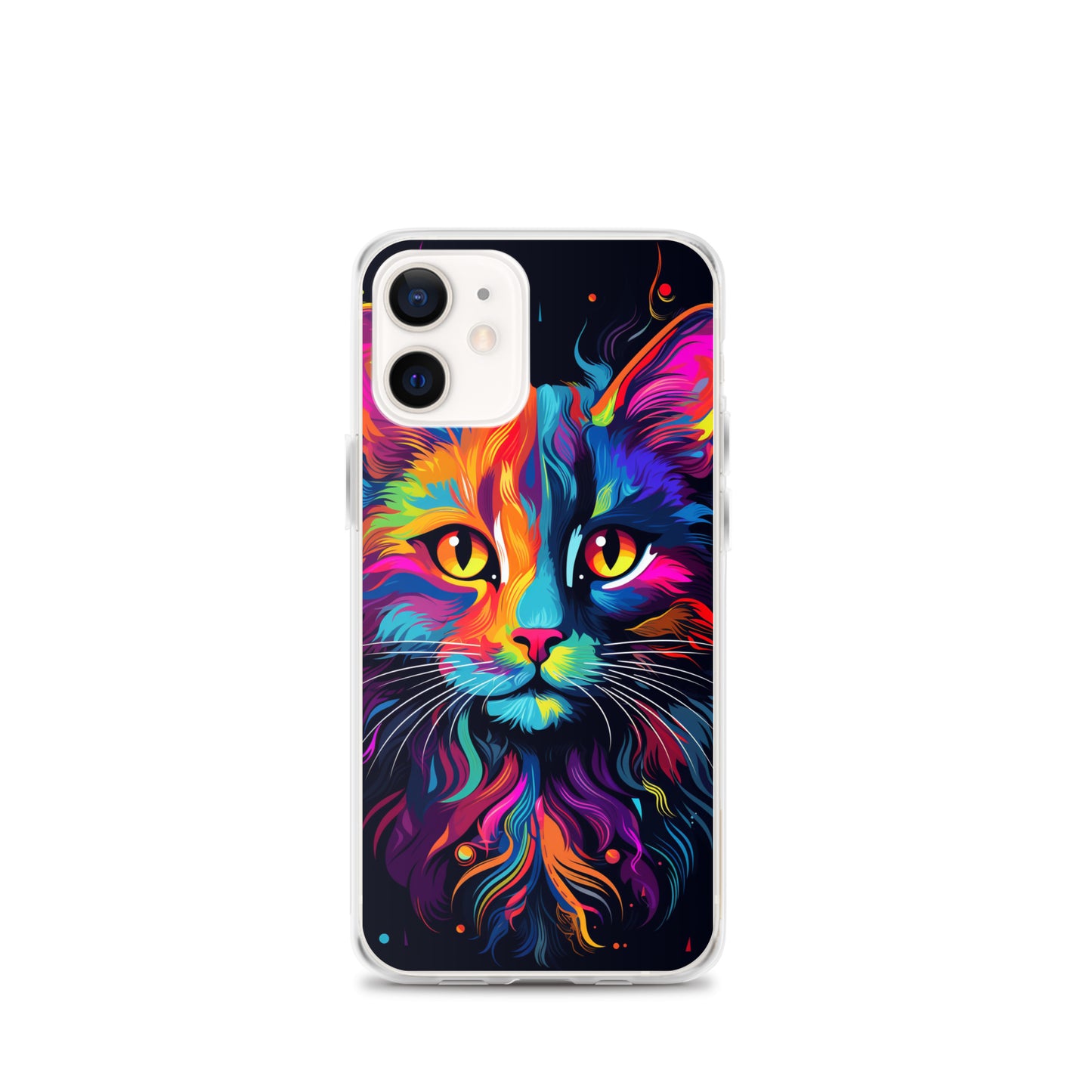 Day Glo Cat iPhone Case