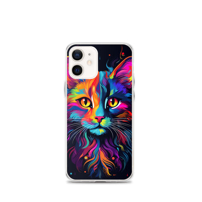 Day Glo Cat iPhone Case