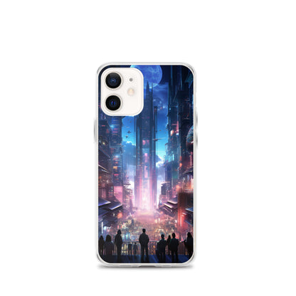 Cyberpunk Cityscape iPhone Case